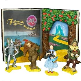 Kurt Adler 5-Piece Set of 18.25-Inch Wizard of Oz Book Set with Four Figures by Kurt Adler