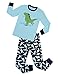 Boys Shark and Dinosaur 4-Piece Pajamas Set Children Cotton Sleepwear Pant Suit