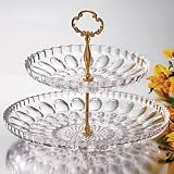 Review Studio Silversmiths  / CLARICE 2 TIER CRYSTAL CAKE STAND