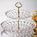 CLARICE 2 TIER CRYSTAL CAKE STAND