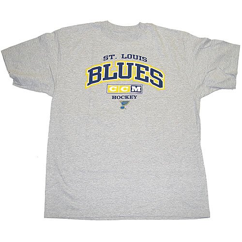 Buy St. Louis Blues CCM Gray Practice Tee