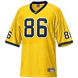 Nike Michigan Wolverines #86 Maize Alternate Twilled Football Jersey