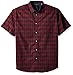 Sean John Men's Big and Tall Short Sleeve Yd Plaid Shirt