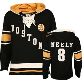 nhl hockey jerseys #8 Cam Neely Women's Lace Hooded Alumni Jersey