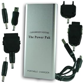 External Rechargeable Battery for portable mobile devices : MP3 players, Cell Phones, PDAs, Bluetooth and more