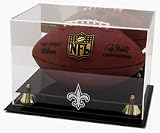 New Orleans Saints Golden Classic Football Display Case