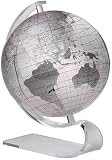 Produkt-Bild: Design-Globus "Silver Earthsphere": 30 cm Durchmesser. Bogenfu&szlig;