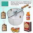 Wabash Valley Farms 25008A Whirley-Pop Stovetop Popcorn Popper Silver