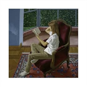 El Libro y la Fantasia by Juan Lascano poster print,20 in. x 19.9 in.