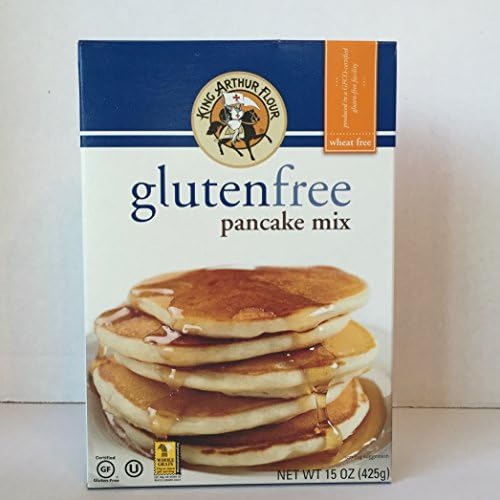 King Arthur Gluten Free Pancake Mix and OXO Good Grips Batter Dispenser Plus A Bonus Free Sweet Coffee Recipe from Z-Organics (3 Items)