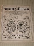 1929 Philadelphia Athletics vs Chicago Cubs World Series Program