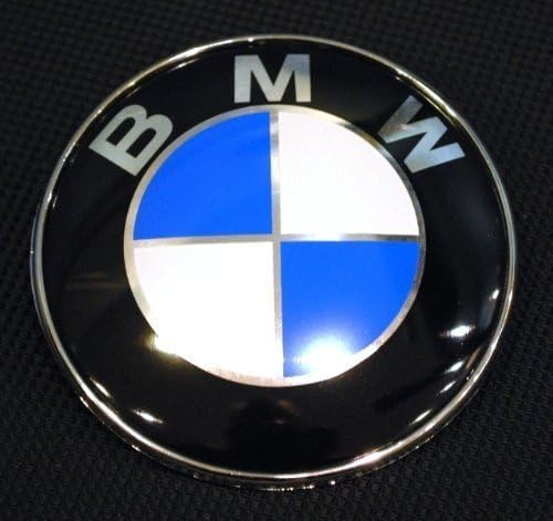 1 X BMW TRUNK HOOD EMBLEM ROUNDEL LOGO 82 mm 51148132375 by Maganpa