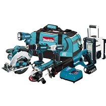 Makita LXT702 18-Volt LXT Lithium-Ion Cordless Combo Kit, 7-Piece