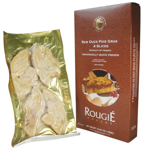 French Duck Foie Gras Slices (4) - Flash Frozen by Duck
