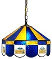 Imperial Denver Nuggets Licensed 16-Inch Diameter Stained Glass Pub Light