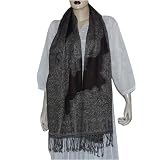 Rectangular Wool Scarf Clothes For Winter Handcrafted Gifts India Dress 28 x 72(jstl272)