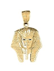 Gold-Plated 925 Sterling Silver King Tut Pendant