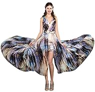 Summer 2015 Pleated Lace-Up Evening Dress/Prom Dress 