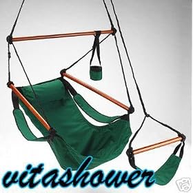 Super Deluxe Sky Hanging Air Chair - Hammock Swing with Pillow