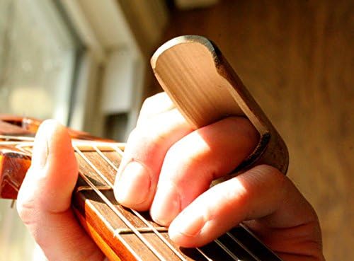 Reversible Bamboo Guitar Slide . Handmade in Nashville . Raw Natural Folk Blues Sound . Great Gift for any Guitarist