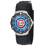 MLB Mens MDV-CHI Agent Series Chicago Cubs Velcro Watch