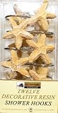 Starfish Set of 12 Shower Hooks