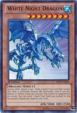 Yu-Gi-Oh! - White Night Dragon (BP01-EN016) - Battle Pack: Epic Dawn - 1st Edition - Rare On Sale