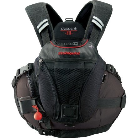 Stohlquist Descent Personal Floatation Device, Black, Large/X-Large Stohlquist Descent Personal Floatation Device, Black, Large/X-Large