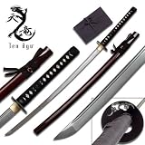 Ten Ryu - Sharp Damascus Steel Katana Sword All Hand Made