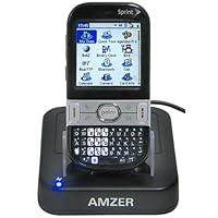 Amzer Desktop Cradle with Extra Battery Charging Slot for Palm Centro - Black