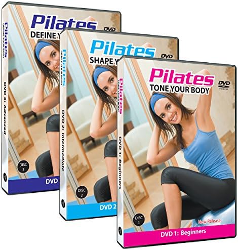 Pilates Training Classes To Get You Fit & Firm , 3 DVD Training Exercise Programme