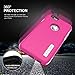 iPhone 6S Case, TOTU [Candy Series] Dual Layer Soft-interior Shock-Absorbing TPU Cases Anti-Scratch for iPhone 6/6S 2015 -Pink / White