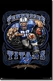 Tennessee Titans Mascot NFL Art Poster Print 22x34