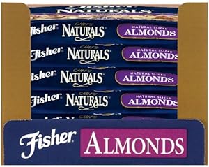 Fisher Almonds, Sliced, Natural, 25-Pound Package