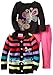 Young Hearts Baby Girls' 3 Piece Rainbow Stripped Butterfly And Pant Set