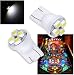 PA LED 10PCS Pinball Machine LED Light Bulb Accessories #555 T10 4SMD White-6.3V