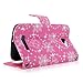 Alcatel One Touch - Cellularvilla Pu Leather Wallet Card Flip Open Pocket Case Cover Pouch for Alcatel One Touch Fierce 2 7040T (Pink Glitter)