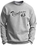 Birthday Gift 1943 Vintage Distressed Aged Perfect Premium Crewneck Sweatshirt