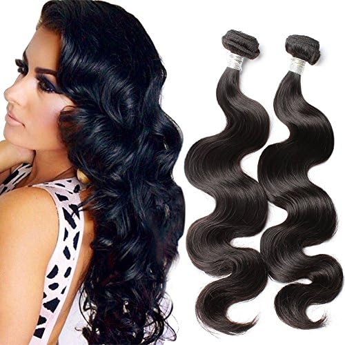 Newness Hair 6A Grade Body Wave Brazilian Virgin Human Hair Weave Weft 3 Bundles 300 Grams Unprocessed Natural Color (18inch 20inch 22inch)