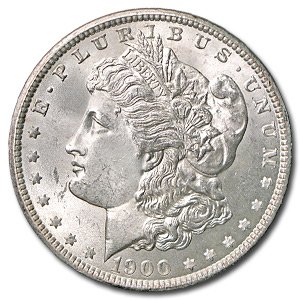 Roll 1900 Morgan Silver Dollar - Brilliant Uncirculated