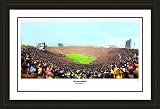 Framed Michigan Wolverines The Big House Panoramic - Black Double Mat