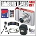 Samsung TL34HD 14.7MP Digital Camera Red & 4GB Accessory Bundle