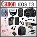 Canon EOS Rebel T3 12.2 MP CMOS Digital SLR with 18-55mm IS II Lens and Sigma 70-300mm f/4-5.6DG Macro Autofocus Lens, Canon Speedlite 270ex II With 16GB Accessory Kit