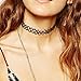 Yazilind Black Vintage Stretch Tattoo Henna Choker Hippy Necklace