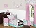 Sweet Jojo Designs Pink, Gray and Turquoise Skylar Baby Changing Pad Cover