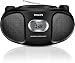 Philips AZ105B/05 Portable CD Player with FM Tuner and Line-In for MP3 Playback - Black (New for 2013)