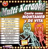 Karaoke Music CDG: MultiKaraoke OKE-0071 CANTA COMO MONTANER Y DE VITA CDG