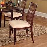 Atlantic Furniture Montreal Side Chair in Antique Walnut (Set of 2)