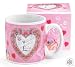 Cupid Lover's Lane Valentine's Day Pink Mug in Gift Box