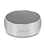 【LERVING】 Bluetoothスピーカー ポータブル ワイヤレススピーカー 高音質 大迫力の重低音 スピーカー 内蔵マイク搭載 コンパクト 持ち運びに便利